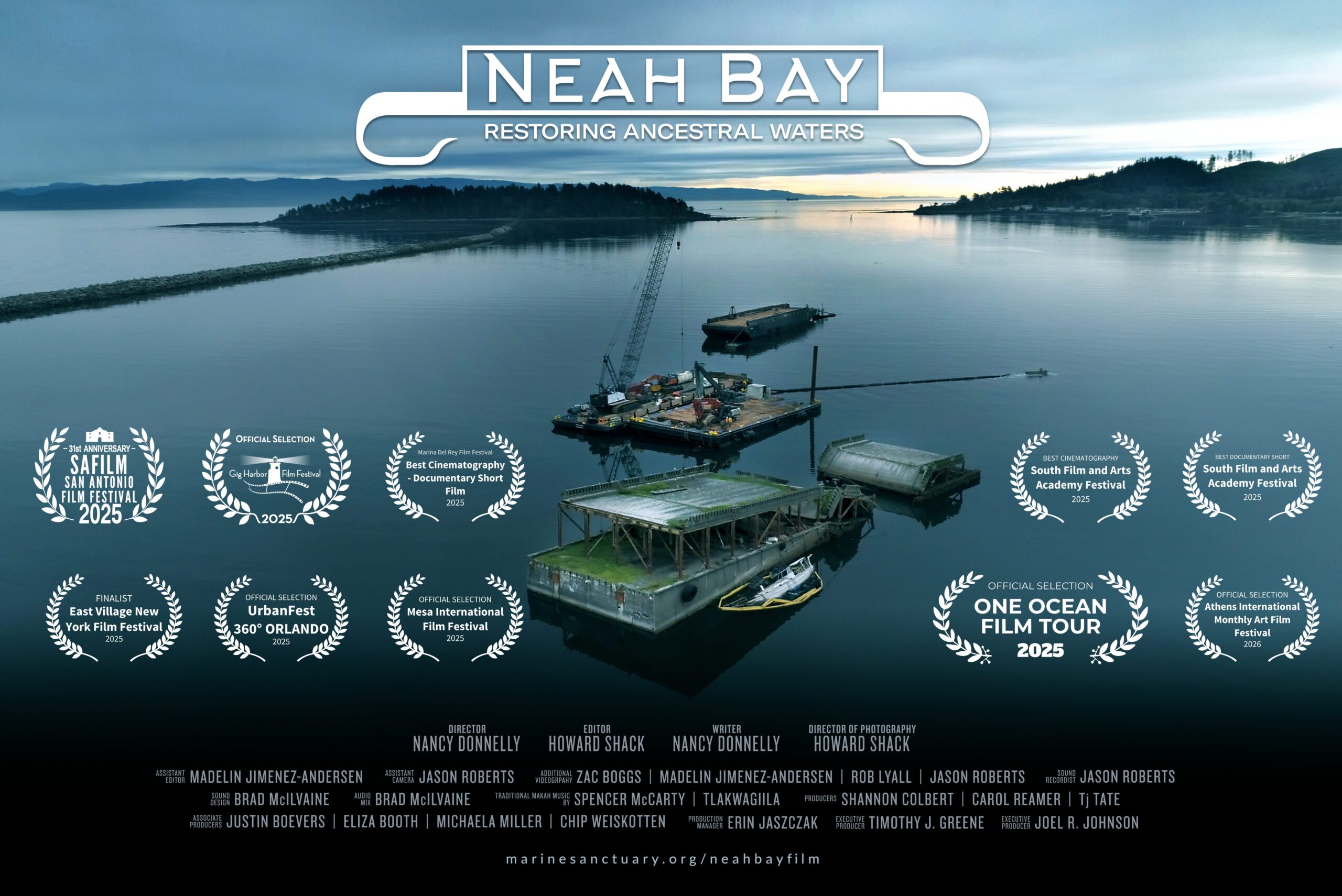 Neah Bay Poster with Laurels Horizontal 7.23.25